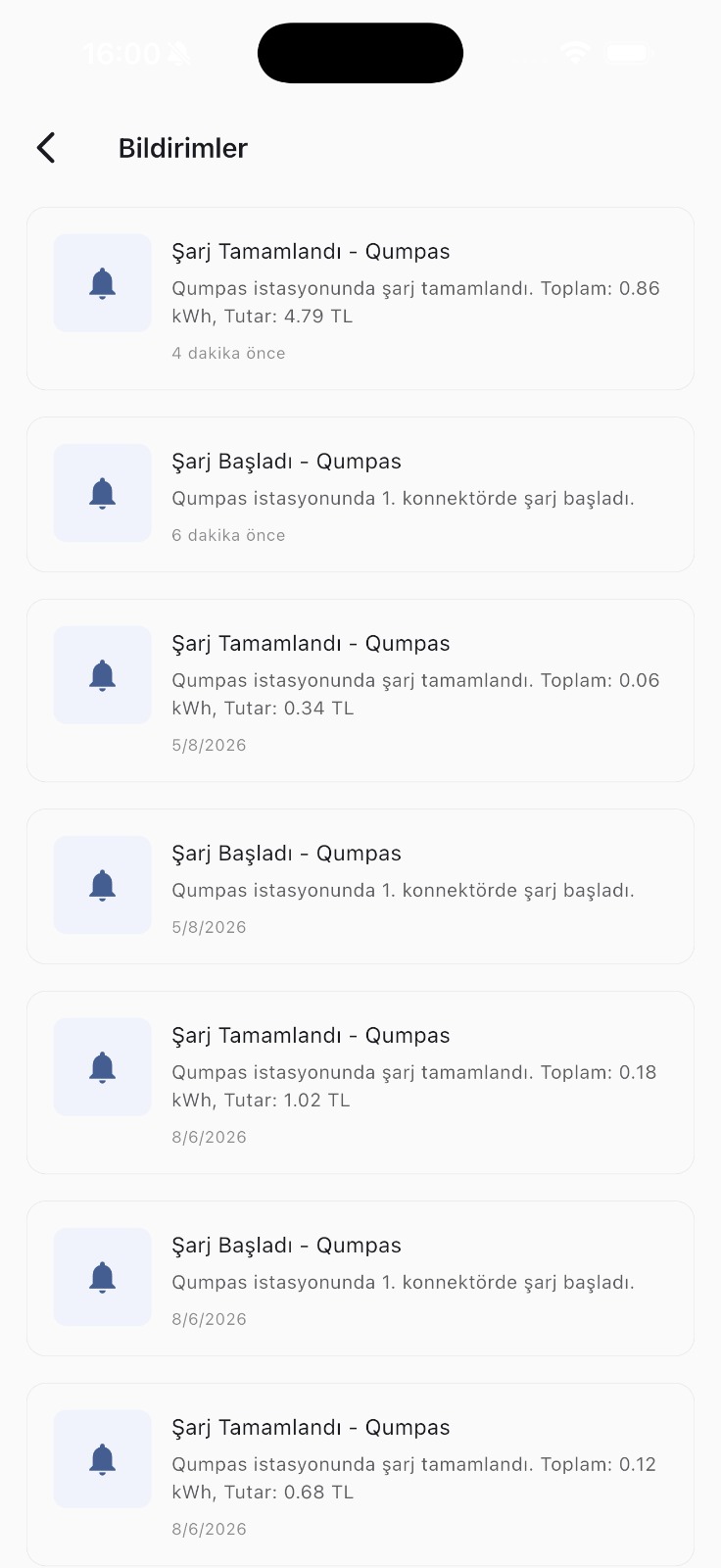 Qumpas bildirimleri